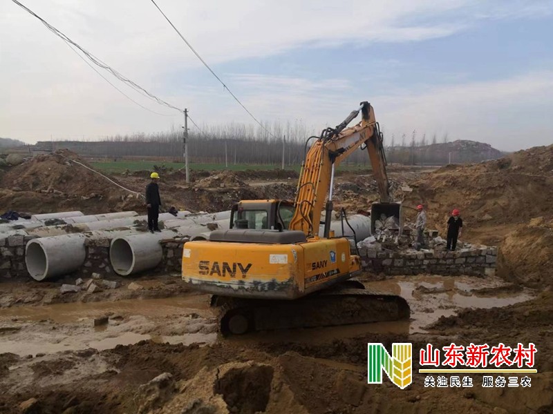 临涧镇高标准农田水利建设轰轰烈烈